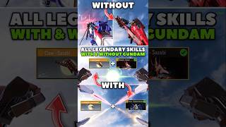 All Legendary Operator Skills With & Without Gundam #codm