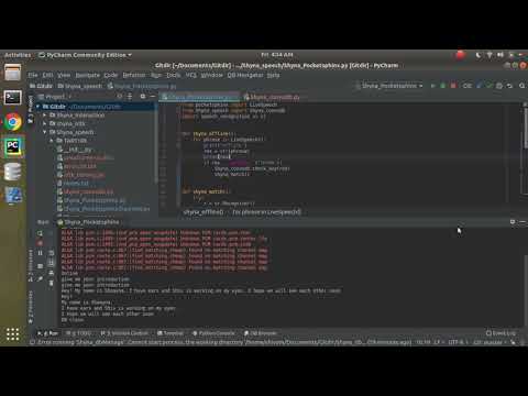 Shyna Recognize Speech and Response With Random Ans