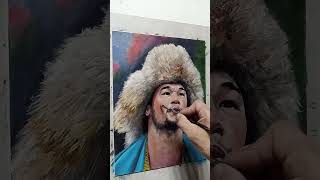 Портрет Шавката Рахмонова. Пробуем масло / Portrait of Shavkat Rakhmonov. Trying oil