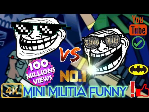 😂Mini Militia Funny Moments😂