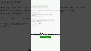 👉 What is normalize-space() in XPath? | XPath Tutorial for Beginners #Shorts
