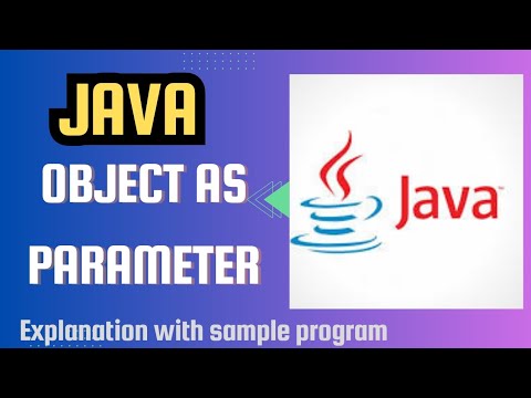 Object as parameter in #java Programming || Java Tutorial #youtube