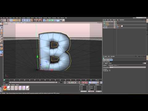 How to create a dynamic bubble text in Cinema 4D using Motext?