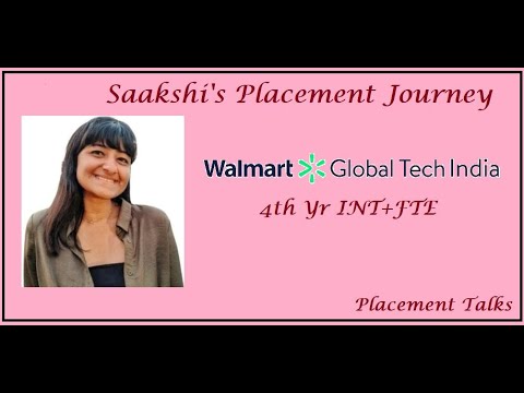 SDE B.Tech 4th Yr Intern + FTE @Wallmart | Placement Talks | @VIT Vellore