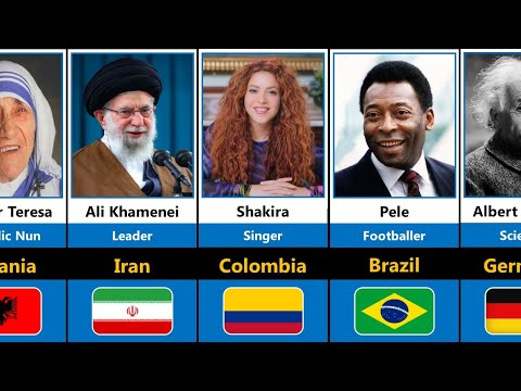 most famous person from every country | Part 1 | Comparison
