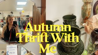 Autumn UK Charity Shop Haul - Come To The Charity Shop With Me | Jessica Grace