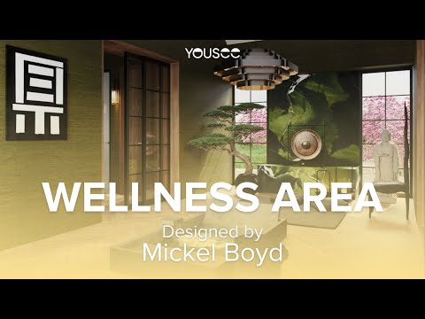 3D Interior Animation | Wellness Area Designed by Michel Smith Boyd | YouSee 3D Rendering Studio