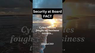 Security Matters at the Board | Cybersecurity , Information Security Management System