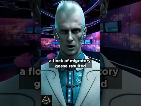 🚁🚀 Jaw-Dropping News from 2100: Flying Vehicle Traffic Jam! Is Goose Migration to Blame?! - Parody