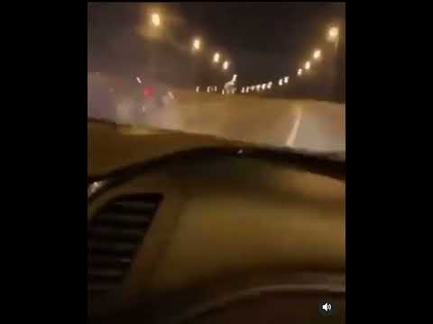 350Z crashes bad on highway