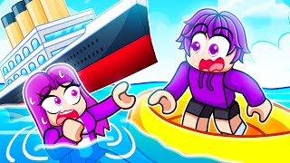Trapped on a SINKING SHIP in Roblox!
