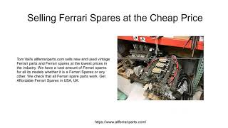 Tom Vail's All Ferrari Parts