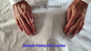 Eliminate Printing with the LayerOne Concealed Carry Holster