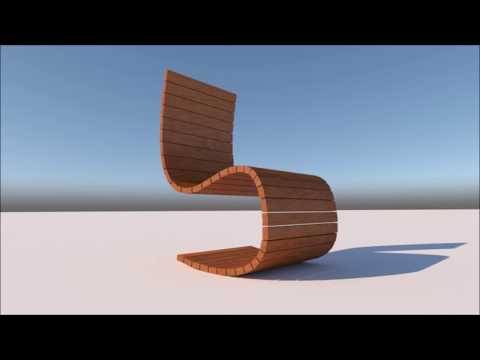 #6 modern chair design || SKETCHUP 2017 || INDIA ||