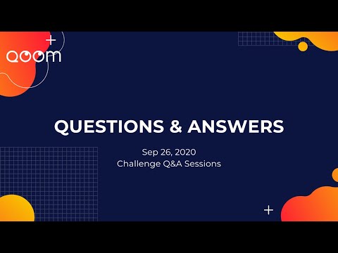 [2020.09.26] Q&A Session - Part 1