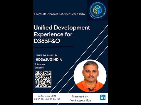 Session  #41 #d365ugindia  "Unified Developer Experience-Dev Configuration