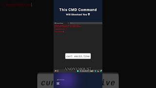 CMD Hack You Didn’t Know About 😱 #windows #secrethacks #trollface