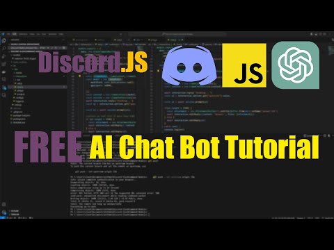 FREE ChatGPT Discord Bot Tutorial | No OpenAI Key Required | Discord.js (V14)
