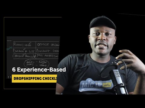 6 Experience-Based Dropshipping Checklist For Beginners