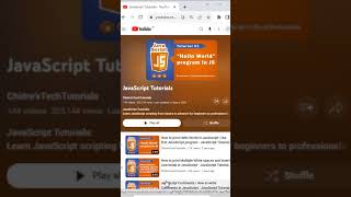 Learn JavaScript In-Depth & Step-by-Step #javascript #shorts #chidre 🚀