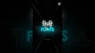 Best Hindi Fonts for Capcut ,Photoshop, Premiere Pro & After Effects | 100+ Free Hindi Fonts