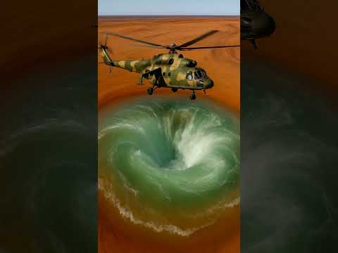 Helicopter vs Giant Whirlpool – Who Wins?