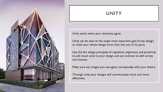 RBDT 1100 - Principles - Unity Variety Harmony - Video 01