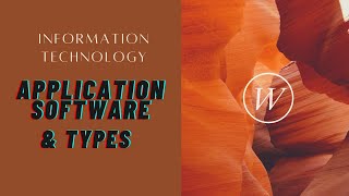 What is Application Software's? What are their Types? | Lecture 5