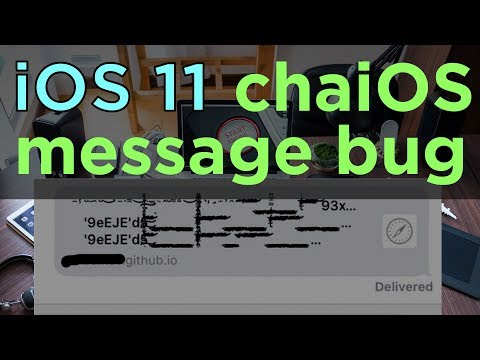 Protect your iPhone/iPad on iOS 11-11.2.2 against ChaiOS messages crashes & frezze