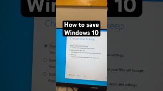 Saving Windows 10 #tech #pc #windows #techtok #yaptech