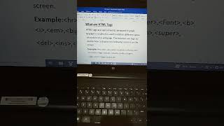 what are HTML Tags.#html #html5 #htmltutorial #htmlshorts #tags #htmltags