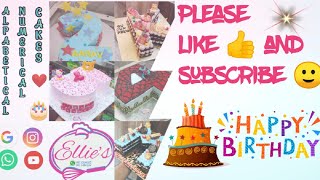 ABC & 123 Cakes 🎂🍰❤😍👍🏻