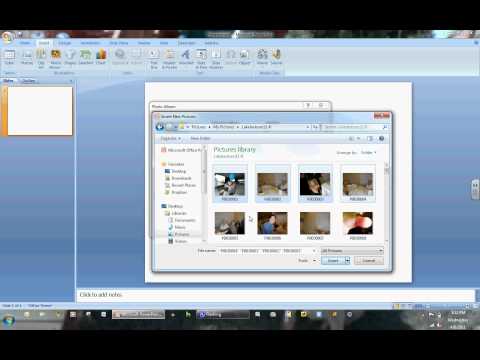 How to Create a Photo Album in PowerPoint 2007