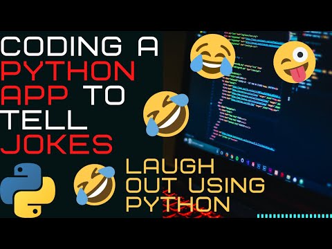 Code A Text to Speech Python App to Tell Jokes (😂🤣) - (Laugh Using Python) pyttxs3