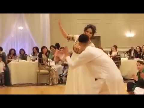 Beautiful Afghan couple dance
