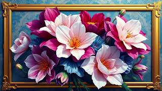 Blooming Beyond Reality | 4 Strange & Beautiful Flower Paintings | Silent Background