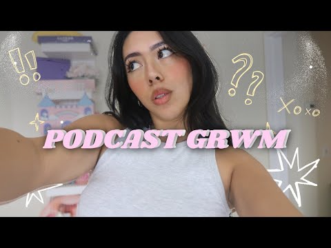PODCAST GET READY WITH ME! Night routine, errands, makeup routine, asmr, little tokyo + MORE