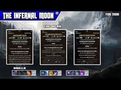 Magicka Sorcerer PVP Build "Infernal Moon" - One Tamriel
