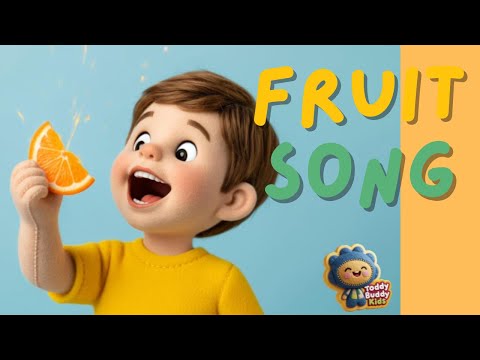 Fruit Song 🍎🍊🍓🍉🍇🍌 | Learn Fruit Names | Nursery Rhyme | Happy Kid Song | Toddler Song | 3D Animation