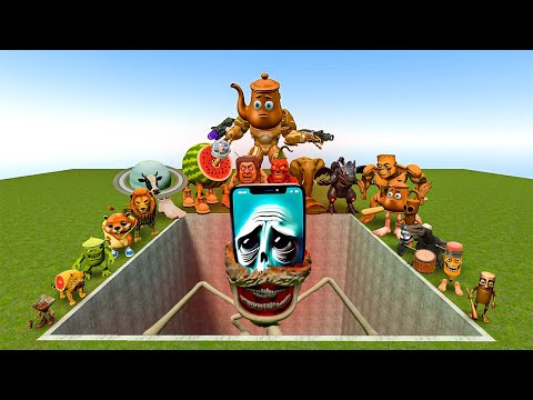 ALL NEW ITALIAN AI BRAINROT MEMES VS THE GIANT PIT WITH HOTSPOT TAPES! - Garry's Mod