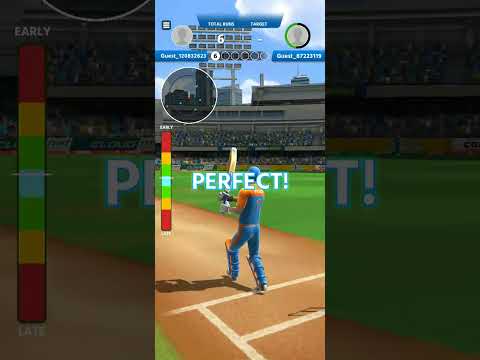 Cricket 🏏league (मैने 6 पर 36 मारे)