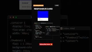 Responsive card Using HTML and CSS || #css #htmlcss #responsive