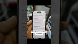 iphone 14 pro genuine battery replacement 🔋 #iPhone #Repair #Battery #Apple #Electronics