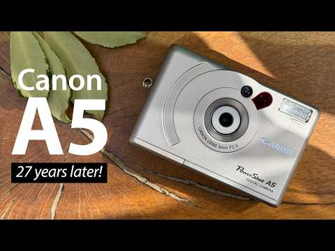 Canon PowerShot A5: 27 YEARS later! RETRO review