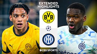 Borussia Dortmund vs. Inter: Extended Highlights | UCL League Phase MD 8 | CBS Sports Golazo