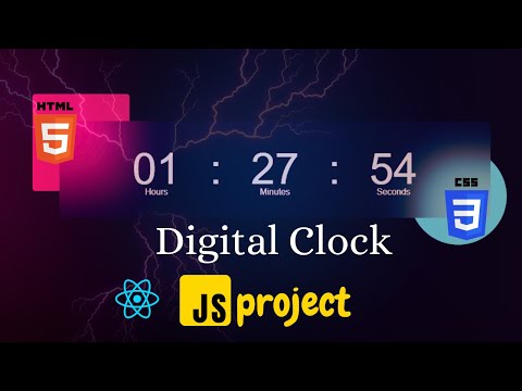 How to Build a Stylish Digital Clock with JavaScript, HTML, and CSS | Learn with MindMingle