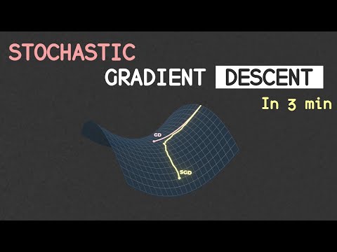 [RE-UPLOAD] STOCHASTIC Gradient Descent (in 3 minutes) *** No Background Music ***