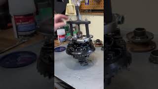 Using a bearing separator to remove carrier bearings. Easy!