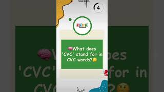 L.I.T. Quiz: What does ‘CVC’ stand for in CVC words? #earlyliteracy #quiz #educator  #fun #business
