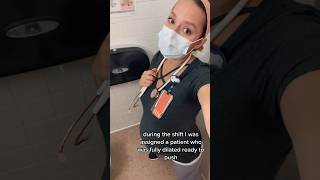 CWM to work as a PREGNANT Labor/Delivery Nurse! #laboranddelivery #baby #nurse #pregnancy